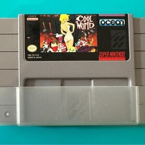 Cool World Super Nintendo (SNES) Game  - Gray